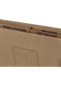 Resim Personel Özlük Dosyası 8 Sayfalı Askılı Demir Çubuklu 10Lu Paket 