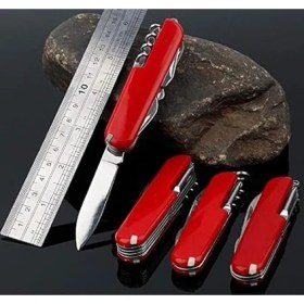 Resim 11 Fonksiyonlu Isviçre Outdoor Kamp Cep Çakısı 