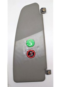 Resim ÖN CAM GÜNEŞLİK SAĞ (GRİ) (AIRBAG İKAZ) DOBLO2 735417503 