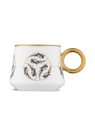 Resim Jumbo Grace 12 Parça 6 Kişilik Kahve Fincan Takımı Gold Gold 