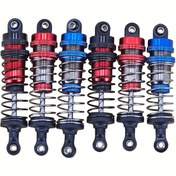 Resim 2 Adet Premium Alüminyum Alaşımlı Hidrolik Şok Emiciler - MJX Hyper Go, Wltoys ve Daha Fazla RC Arabalar için Uygun 