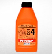 Resim PETROMER Hidrolik Fren Yağı Dot-4 (500ML) 