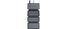Resim E-Kervan Sunix Solar Güneş Enerjili 20.000 Mah Güneş Enerjili LED Işıklı+ Güneş Enerji Panelli+Magsafeli Powerbank Dahili Çoklu Şarj Kablosu Ce Lisanslı Sertifikalı Orjinal 