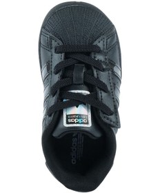 Resim Adidas Superstar Bebek Siyah Işıklı Spor Ayakkabı Js1295 Siyah 