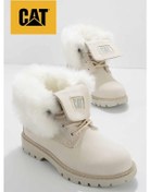Resim Caterpillar Beige Nubuk Hakiki Deri Kadın Bot & Bootie Cat0111118401 001 