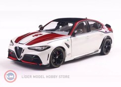 Resim 1:18 Solido 2023 Alfa Romeo Giulia GTA-M Bianco I Rosso White 