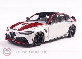 Resim 1:18 Solido 2023 Alfa Romeo Giulia GTA-M Bianco I Rosso White 
