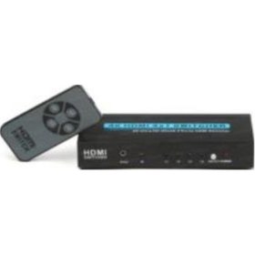 Resim Yediverenbilişim 4 Giriş 1 Çıkışlı Uzaktan Kumandalı 4K Hdmi Switch (Seçici) 