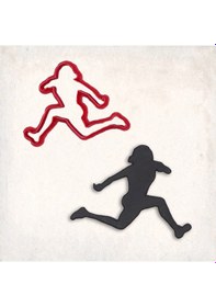 Resim Koşucu 1 Kurabiye Kalıbı Şekillendirici Kopat KIrmızı 