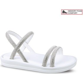 Resim Ceyo Kadın Sandalet Beyaz 