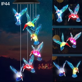Resim Güneş Enerjili Gülümsatan Çan Işıkları - Dayanıklı Plastik, Patio, Veranda, Bahçe ve Peyzaj Dekoru için Mükemmel, Anneler, Büyükanne, Eş, Teşekkür, Kardeş, Abi, Abi için İdeal Hediye, Güneş Bahçe Işıkları, Veranda Aydınlatması, Canlı Işık Gösterisi, Parlak Metal Bitiş 