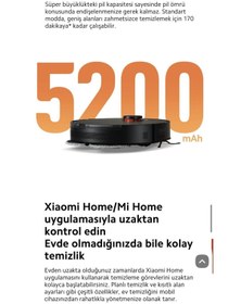 Resim Xiaomi 6000PA Yüksek Çekim Gücü Akıllı Robot Süpürge Halı Tanıma ve Mop Kaldırma, S20PLUS +Tiftik Makinesi 