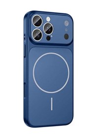 Resim Apple Uyumlu iPhone 11 Ag Glass Koruyucu Kılıf 17 Pro Max Görünümlü Lacivert 