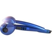 Resim Danlu Mavi Au Saç Waver Saç Bigudi Otomatik Rotat Seramik Otomatik Bigudi LED Ekran Sıcaklık Professiona Bigudi Şekillendirici Araçları Elektrikli Curling (Yurt Dışından) 