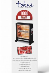 Resim Toptancı Amca Elektrikli Soba Elektirikli Isıtıcı CVS DN 3016 1000 W Şömine Tipi Quartz YENİ AZ ENERJİ 30x50 cm 