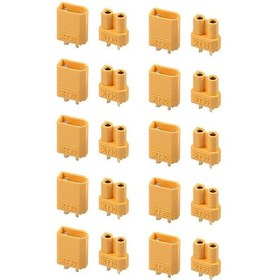 Resim 10 Çift Xt30 Konnektör Seti Erkek + Dişi Batarya Lipo Pil Soket Set Yüksek Akım Ve Isı Dayanıklı 