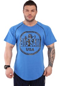 Resim Big Sam Temel Vücut Geliştirme Fitness Antrenman Tişörtü 3252 