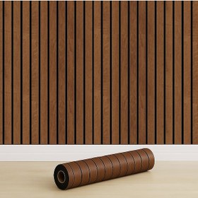 Resim Brano Kendinden Yapışkanlı Duvar Lambiri 40 Cm X 280 Cm Koyu Ceviz 