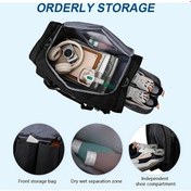 Resim Besthome1 Xuweiwei Gri Yobenki Omuz Askılı Büyük Kapasiteli Seyahat Çantası Gri 