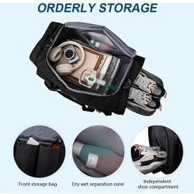 Resim Besthome1 Xuweiwei Gri Yobenki Omuz Askılı Büyük Kapasiteli Seyahat Çantası Gri 