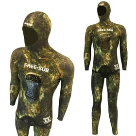 Resim Free-Sub 9mm Kapadokya Yamamoto Avcı Serbest Dalış Elbisesi - M 