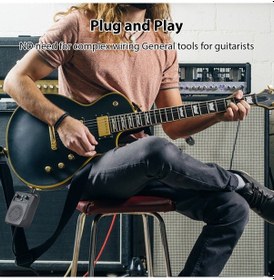 Resim Xindoker Joyo Ja-05g Siyah Mini Elektro Gitar Hoparlörü - Bluetooth, Ton Ayarı, Taşınabilir, Dahili Li-pil, Tüm Elektro Gitarlar İçin 