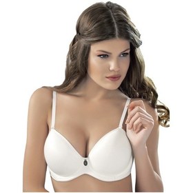 Resim Le Jardin Kadın Ekru Micro Soft Cup Toparlayıcı Sütyen Ekru 