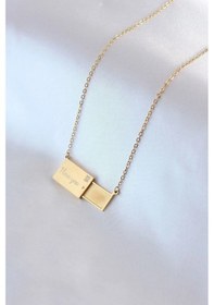 Resim 316l Çelik Gold Renk Gizli Bölmeli Not Koyulabilir Bölme Sürgülü 