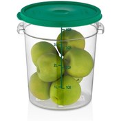 Resim GastroPlast Grp-4 Polikarbon Yuvarlak Saklama Kabı, 4.2 L ( Fiyata Kapak Dahildir.) 