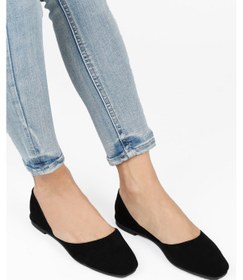 Resim Nubuk Şık Günlük Rahat Kadın Babet Ayakkabı 