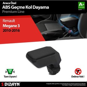 Resim Life Renault Megane 3 Kol Dayama Kolçak Geçmeli Abs Siyah 2010-2016 A+kalite 