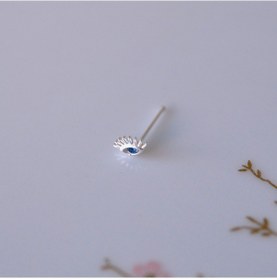 Resim 925 Ayar Gümüş Nazar Göz Hızma Renkli 