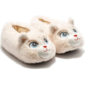 Resim Twigy Kontes Kadın Hayvanlı Panduf Bej 36/41 