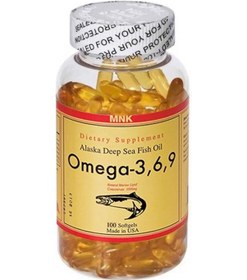 Resim Mnk Omega 3 6 9 100 Softgel Balık Yağı 