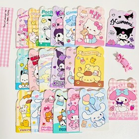 Resim Sanrio Serisi - 20'li/40'lı Mini Defterler - Hello Kitty için, Kuromi için, Cinnamoroll için, My Melody için Ofis ve Parti Hediyeleri 