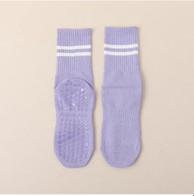 Resim Xtr Fitness Kaydırmaz Tabanlı Yoga Ve Pilates Çorabı Mor 