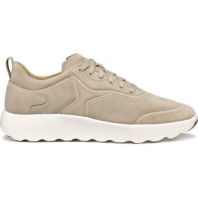Resim Geox Erkek Bej U Xtors A - Suede Bağcıklı Süet Deri Sneaker U46LFA00022C5004 
