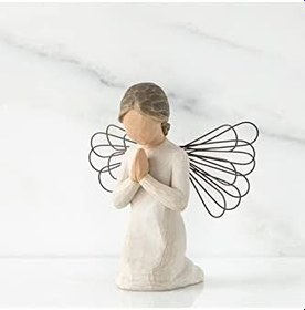 Resim Angel of Prayer Biblo , sculpted angel by Susan Lordi | Willow Tree 10,16cm 
