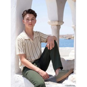 Resim LC Waikiki Lcw Kids Yeşil Regular Fit Erkek Çocuk Pantolon 