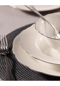 Resim Madame Coco Delron 24 Parça Yemek Takımı Gold - Platin 