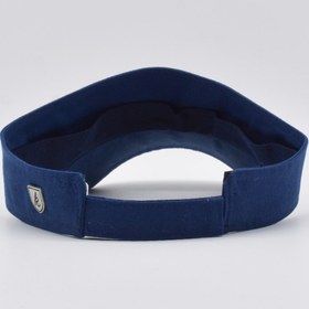 Resim Külah Kadın Lacivert Tenis Vizör Cap Yazlık Spor Plaj Şapkası 