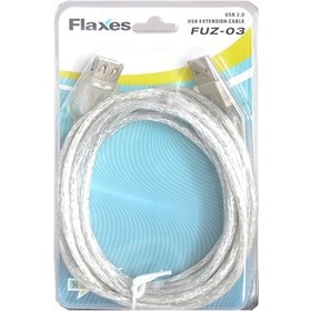 Resim Flaxes Fuz-03 3Mt Usb Uzatma Kablosu 