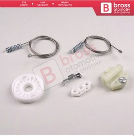 Resim Opel Astra G 98 2004 İçin Arka Sağ veya Sol Cam Kriko Tamir Seti 