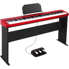 Resim Fenix C-811 Taşınabilir Dijital Piyano Seti (Kırmızı) 