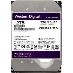 Resim Western Digital Purple Pro 12TB 7200RPM 256MB Sata3 7/24 Güvenlik 3.5 