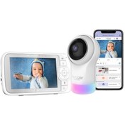Resim Hubble Nursery Pal Glow+ Wifi Bebek 5" Hd Wi-fi Dijital Bebek Kamerası 