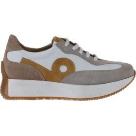 Resim Bueno Shoes Bej Multi Deri Kadın Düz Dolgu Ayakkabı 