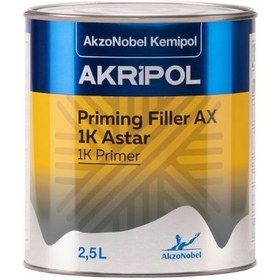 Resim Akzonobel Akripol Prımıng Fıller Ax 1k Selülozik Astar 2,5 Lt Açı 