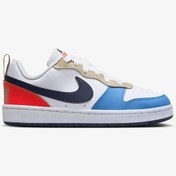 Resim Nike Court Borough Low Recraft Gs Dv5456-124 Beyaz Kadın Spor Ayakkabı Çok Renkli 