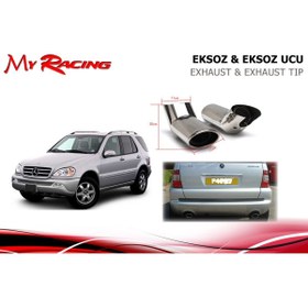 Resim Niken My Racing Mercedes W163 ml Egzoz Ucu Krom Tekli 